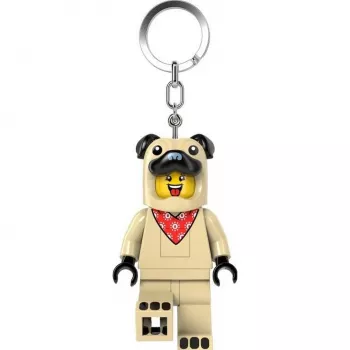 LEGO Minifigures mopsz kulcstartó LED lámpával LGL-KE213H