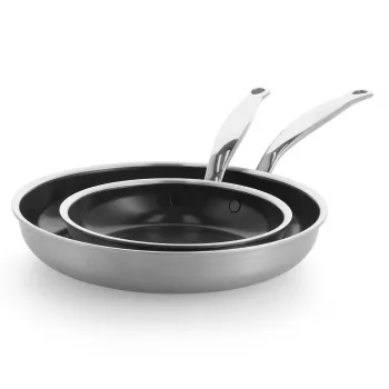GreenPan Premiere serpenyőkészlet 2 részes, 20+28 cm rozsdamentes acél