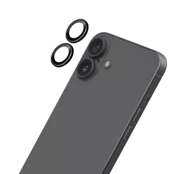 LAUT Ring kamerlencse-védő Apple iPhone 16 / 16 Plus készülékhez - fekete