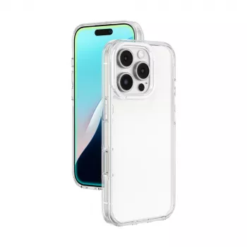 AMAZINGTHING Minimal tok iPhone 16 Pro készülékhez - átlátszó szilikon hátlap
