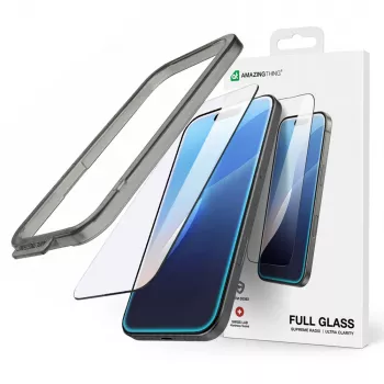 AMAZINGTHING Radix Full Glass edzett üveg képernyővédő iPhone 16 Pro Max készülékhez