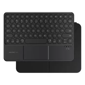 AMAZINGTHING Minimal Case Keylite Combo billentyűzetes tok iPad Air 13 M3/M4-hez (2025/2026) - fekete