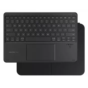 AMAZINGTHING Minimal Case Keylite Combo billentyűzetes tok iPad 11 2025 készülékhez - fekete