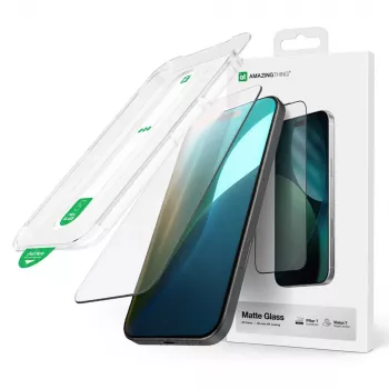 AMAZINGTHING Titan Vision 7 edzettüveg képernyővédő Apple iPhone 17 Pro Max készülékhez, matt