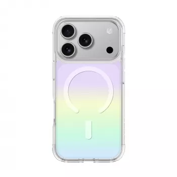 AMAZINGTHING Minimal Mag tok iPhone 17 Pro készülékhez, MagSafe-kompatibilis, szivárvány többszínű
