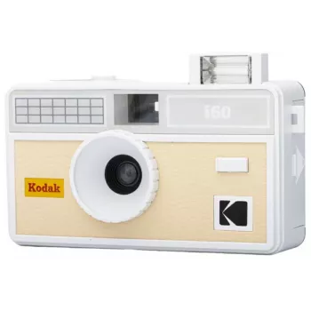 KODAK I60 35mm egyszer használatos filmfényképezőgép beépített vakuval, bézs-szürke