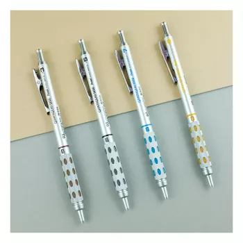 Pentel nyomós ceruza 0,5 mm metál ezüst