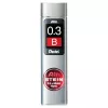 Pentel Ain Stein mechanikus ceruzabetét - B - szürke - 0,3 mm - 60 mm - 15 darab