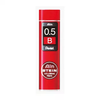 Pentel C275-BO Super Hi-Polymer ceruzabetét-utántöltő csomag - piros - 0,5 mm - 40 betét - doboz
