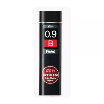 Pentel C279-BO Super Hi-Polymer ceruzabetét 0,9 mm B fekete 36 betét doboz