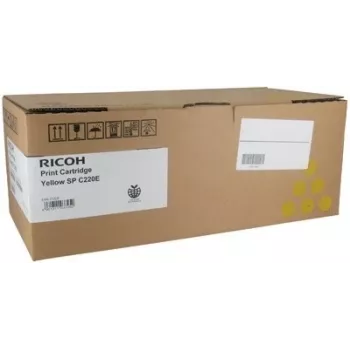 Ricoh SP C220E eredeti tonerpatron sárga (407643)
