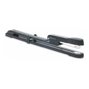 Rapesco Marlin hosszú karú fém tűzőgép - 25 lap - fekete - lapos tűzés - fém - 47 mm - 386 mm