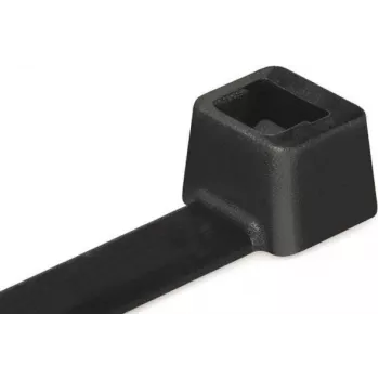 HellermannTyton UB200C-B-PA66-BK kábelkötöző 200x4,6 mm fekete (100 darabos csomag)