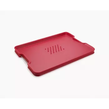 Joseph Joseph Cut&Carve Plus kétoldalas XL vágódeszka, piros