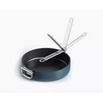 Joseph Joseph Space Fold Handle Ceramic Non-Stick 28 cm kék serpenyő