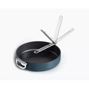 Joseph Joseph Space Fold Handle Ceramic Non-Stick 30 cm kék serpenyő