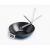 Joseph Joseph Space összecsukható nyelű kerámia tapadásmentes wok 32 cm kék