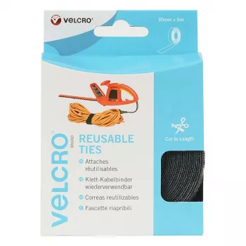 VELCRO ONE-WRAP tépőzár 30 mm x 5 m fekete