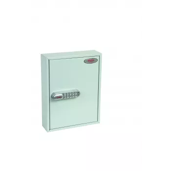 Phoenix Safe KC0601E kulcsszekrény - szürke - 42 kampó - elektronikus zár - falra szerelhető - 270 x 80 x 350 mm