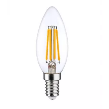 LEDURO LED filament izzó E14 6W 3000K gyertya C35