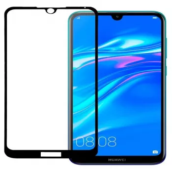 Evelatus Huawei Y5 2019 2.5D Full Cover Japan Glue Glass antisztatikus képernyővédő