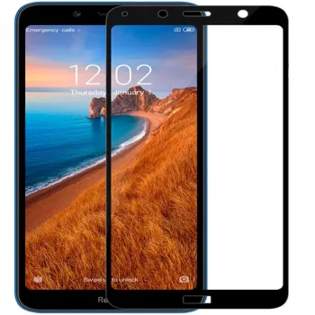 Evelatus Xiaomi Redmi 7A 2.5D Full Cover Japan Glue Glass antisztatikus képernyővédő