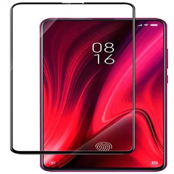 Evelatus Xiaomi Mi 9T Pro 2.5D fekete keret (Full Glue) edzett üveg képernyővédő