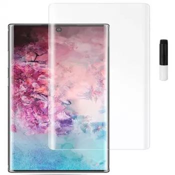 Evelatus Samsung Galaxy Note 10 Plus átlátszó üveg UV + ragasztó