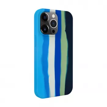 Evelatus Apple iPhone 15 Pro szilikon tok többszínű kék
