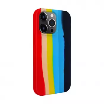 Evelatus Apple iPhone 15 Pro Max szilikon tok többszínű szivárvány