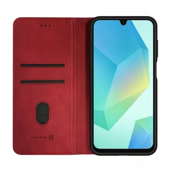 Evelatus Samsung Galaxy A16 könyvtokos tok piros