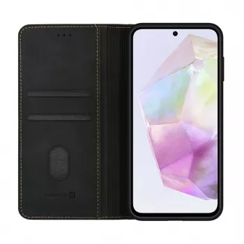 Evelatus Samsung Galaxy A35 könyvtokos tok fekete