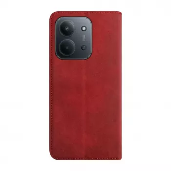 Evelatus Xiaomi Redmi 15C 4G/5G Book Case tok, piros