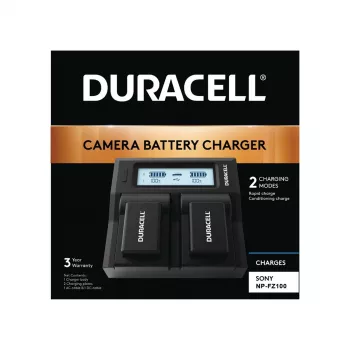 Duracell LED Dual DSLR akkumulátortöltő