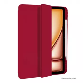 Eiger folio tok piros mágneses állvánnyal, megerősített, tolltartóval Apple iPad Air 13 (2024-2025)/Pro 12.9 (2018-2023)-hoz - EIGER®