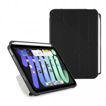 Pipetto Origami No3 Pencil Case tok iPad mini (A17 Pro / 6. gen.) készülékhez, fekete