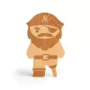 OTOTO Pirate Board vágódeszka és kés szett