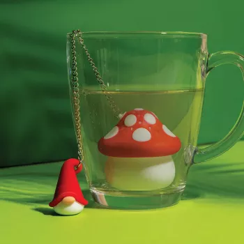 OTOTO Enchan-Tea teatojás - varázsló dizájn szilikon laza leveles teaszűrő