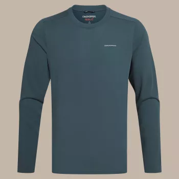 Craghoppers NosiLife Abel LS póló - Blue Stone (M)