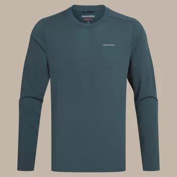 Craghoppers NosiLife Abel LS póló - Blue Stone, L méret