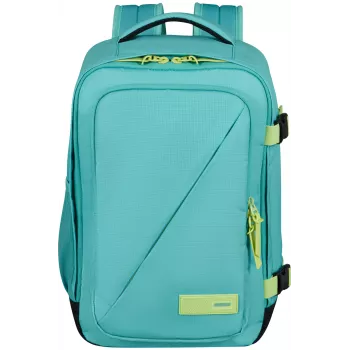 American Tourister Take2Cabin S fedélzeti hátizsák - Dusty Turquoise/Lime