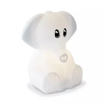 KIDYWOLF elefánt éjszakai lámpa színváltással 15cm