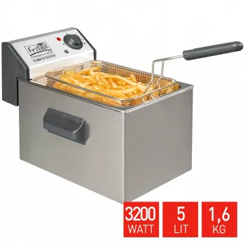 FRITEL profi fritőz 5L 3200W szürke