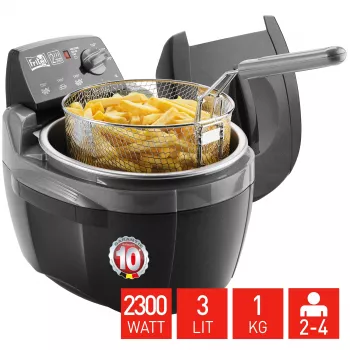 Fritel Turbo SF 4209 fritőz 3L 2,3kW rozsdamentes acél/fekete