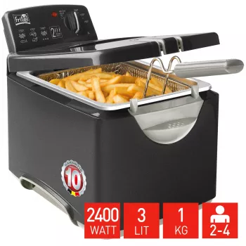 FRITEL Turbo SF fritőz 3 liter rozsdamentes acél