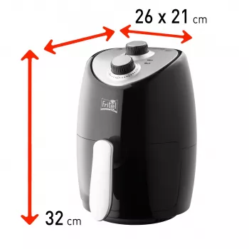 FRITEL Starter My SnackTastic 4202 airfryer 1kW ezüst/fekete