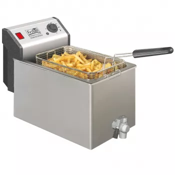 FRITEL TURBO SF fritőz 8 liter 3,3kW rozsdamentes acél
