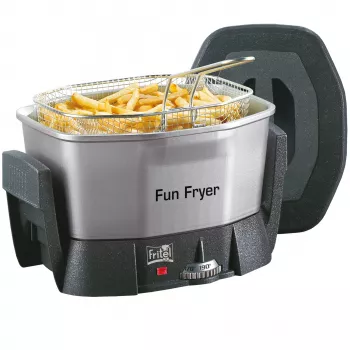 FRITEL Starter fritőz 1,5L 1400W fekete/szürke/ezüst