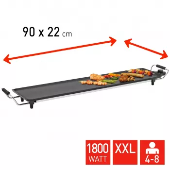 FRITEL Starter TY 1897 XXL teppanyaki grill 1800W ezüst/fekete