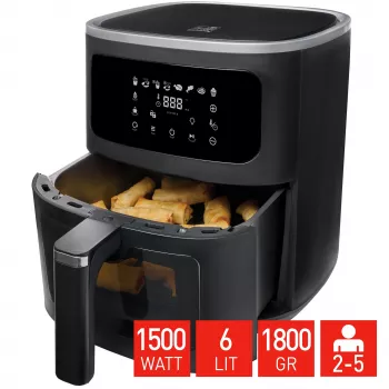 Fritel SnackTastic 7520 airfryer 6L fekete